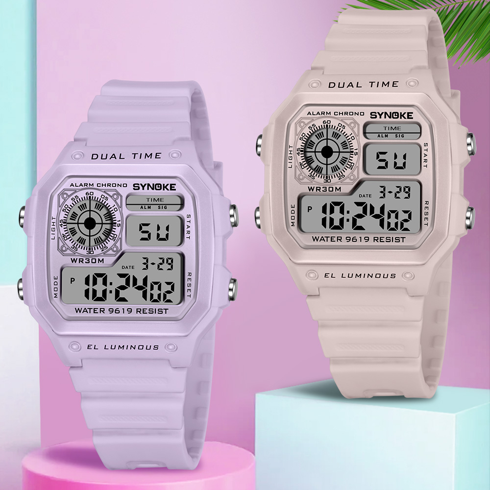 Outdoor Sport Watch - SYNOKE цифровые часы женские спортивные светящиеся