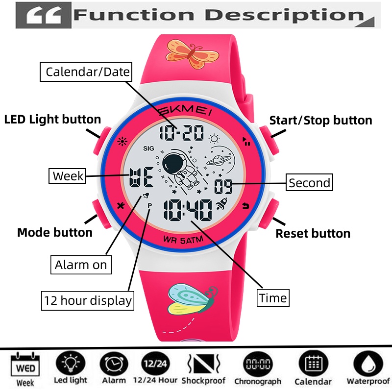 Skmei детские цифровые часы мо – обзор и цена Outdoor Sport Watch