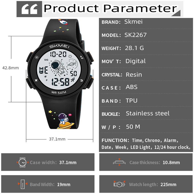 Skmei детские цифровые часы мо – обзор и цена Outdoor Sport Watch